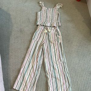 target girls art class stripe pants set